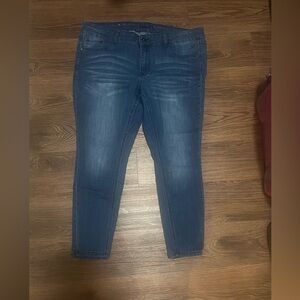 Rue 21 Dark Blue skinny jeans.